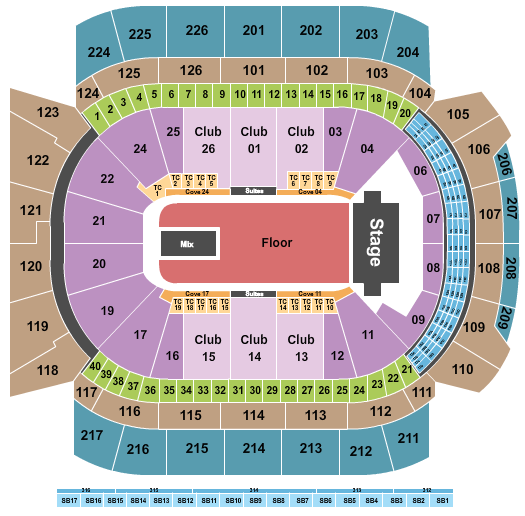 Trans-Siberian Orchestra Climate Pledge Arena Seating Chart