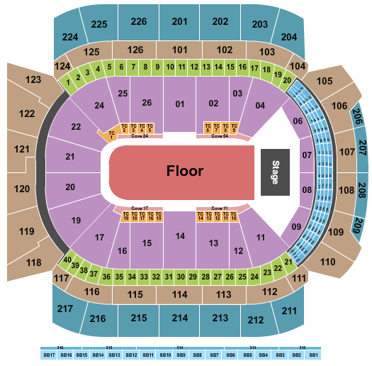 Climate Pledge Arena The Black Keys Seating Chart