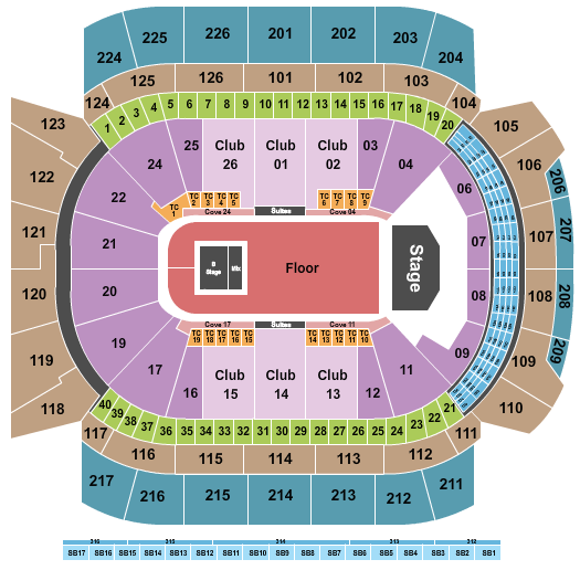 Tyler the Creator Climate Pledge Arena Seating Chart