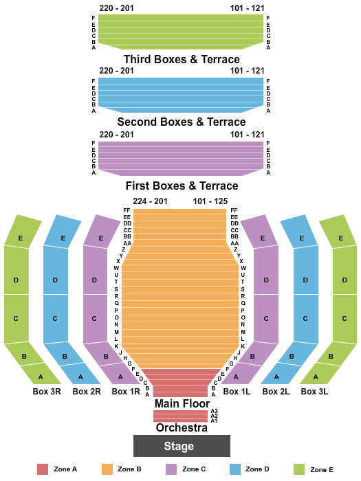 Simon Skjodt Assembly Hall Seating Chart