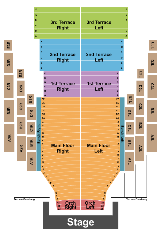 Jim Gaffigan Clowes Memorial Hall Seating Chart
