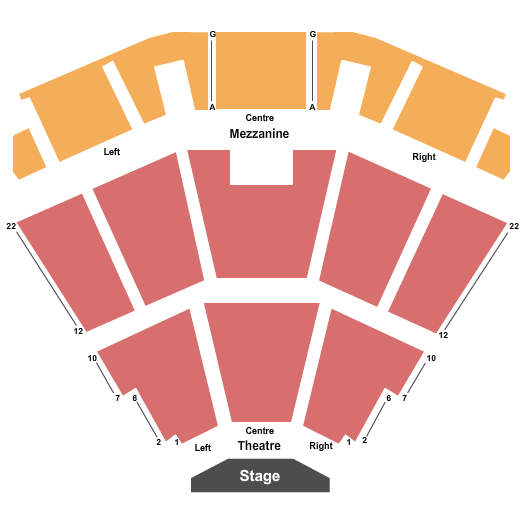 Event Centre At Club Regent Casino End Stage Seating Chart