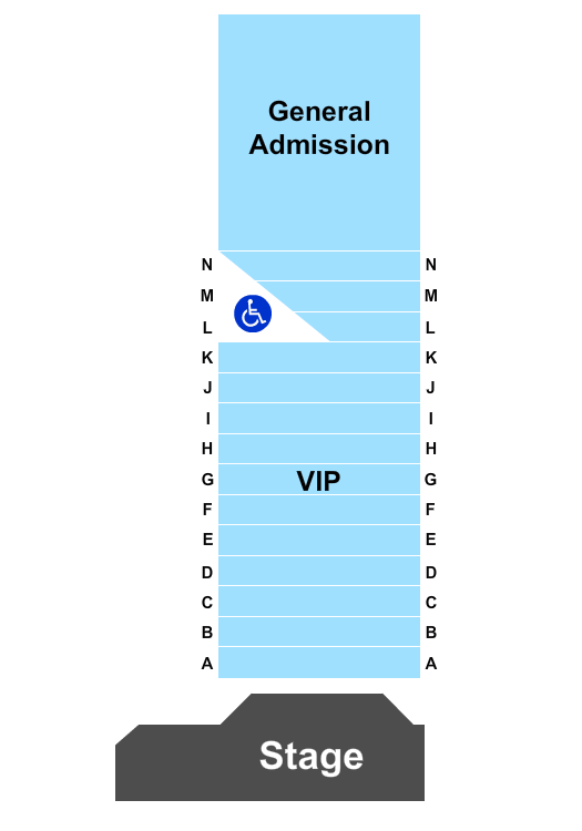 Club Z At V Theater - Planet Hollywood Resort & Casino Endstage Seating Chart