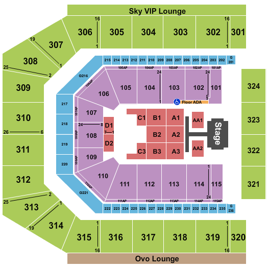Co-Op Live Dude Perfect Seating Chart