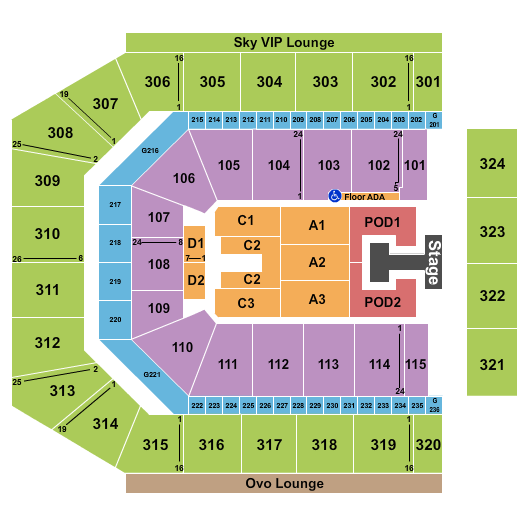Co-Op Live Endstage Pods 2 Seating Chart