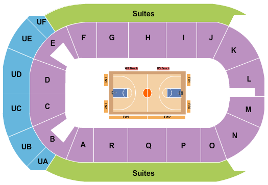 Co-Op Place Basketball Seating Chart