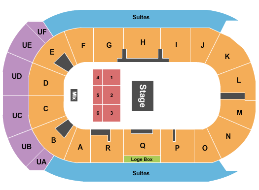 Co-Op Place Blippi Seating Chart