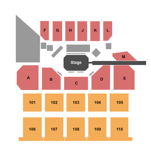 Cobalt Ballroom At Fontainebleau Las Vegas MMA Seating Chart