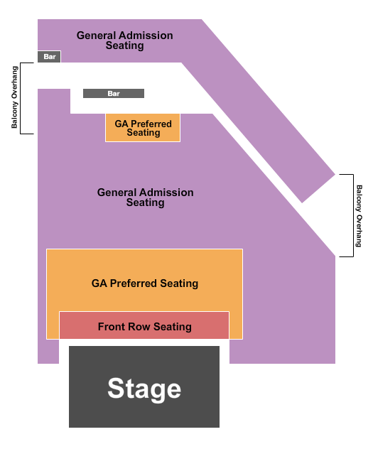 Tumua Cobb's Comedy Club Seating Chart