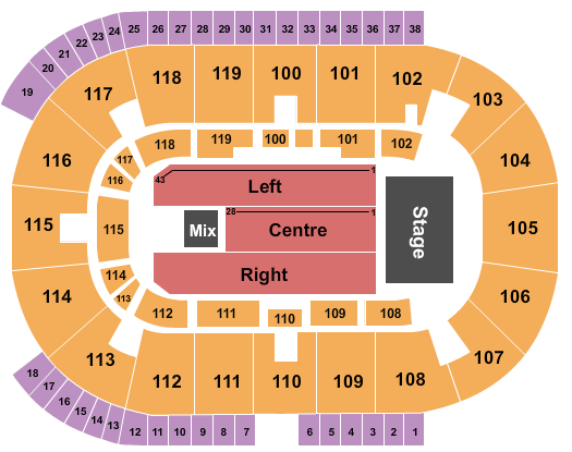 Coca-Cola Coliseum JoJo Siwa Seating Chart