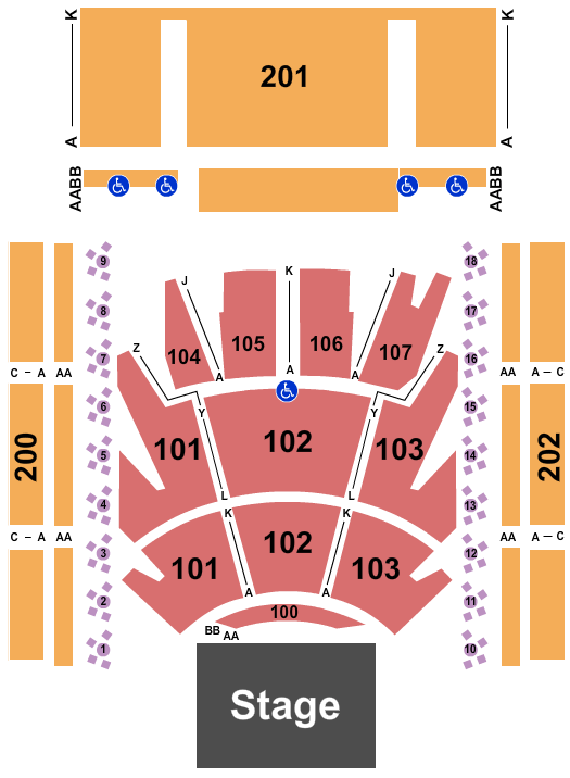 Coca-Cola Roxy Endstage 2 Seating Chart