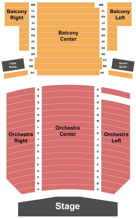 Cocoa Village Playhouse Seating Map