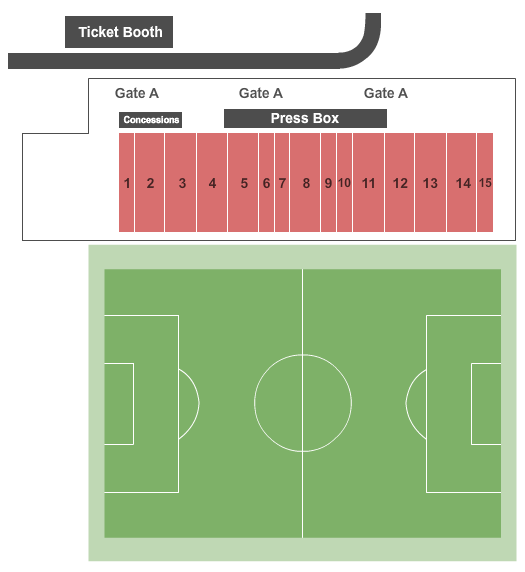 Coffey Field Soccer Seating Chart