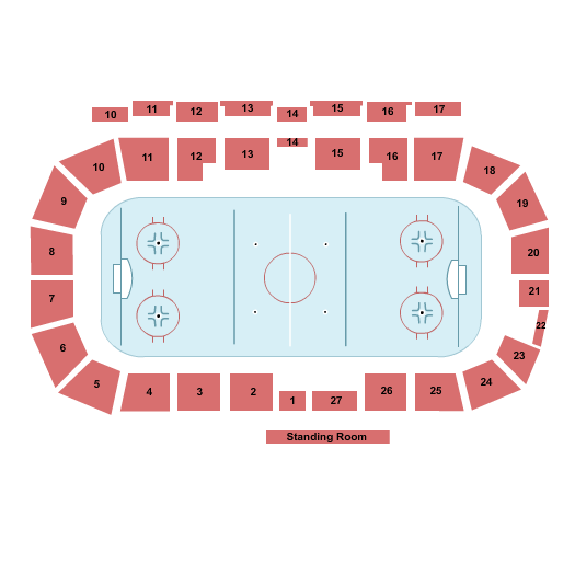 Colisee Desjardins Hockey Seating Chart