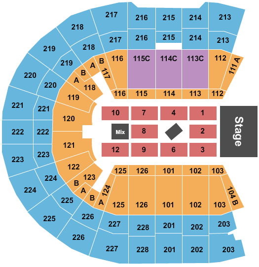 Coliseo De Puerto Rico Eladio Carrion Seating Chart