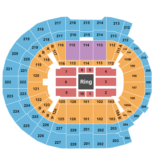 Coliseo De Puerto Rico MVP Boxing Seating Chart