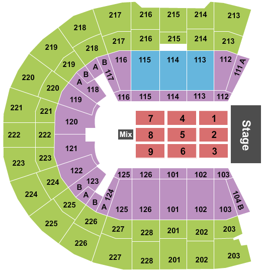 Coliseo Roberto Clemente Seating Chart