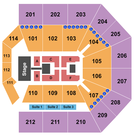 College Park Center Casting Crowns Seating Chart
