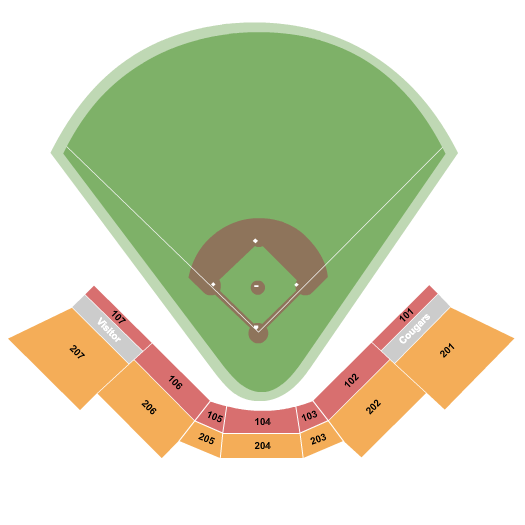 College of Charleston Baseball Stadium At Patriots Point Baseball Seating Chart