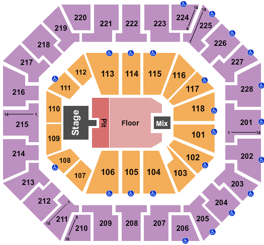 Seating Chart For Colonial Life Arena Columbia Sc