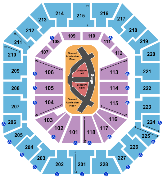 Colonial Life Arena Carrie Underwood Seating Chart