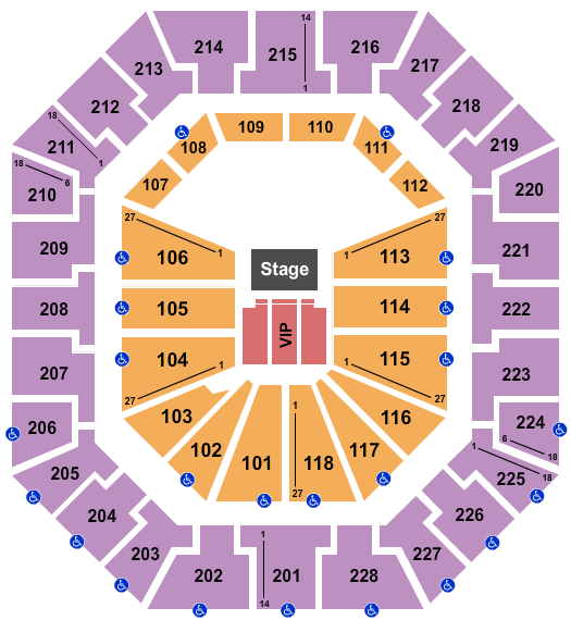 Colonial Life Arena Disney Live Seating Chart
