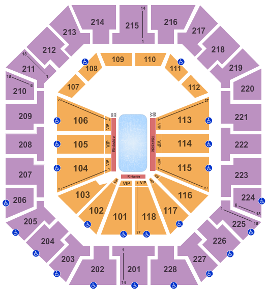 Colonial Life Arena Disney On Ice Seating Chart