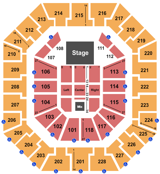 Colonial Life Arena The Eagles Seating Chart