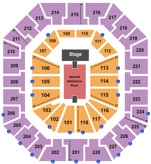 Colonial Life Arena Foo Fighters Seating Chart