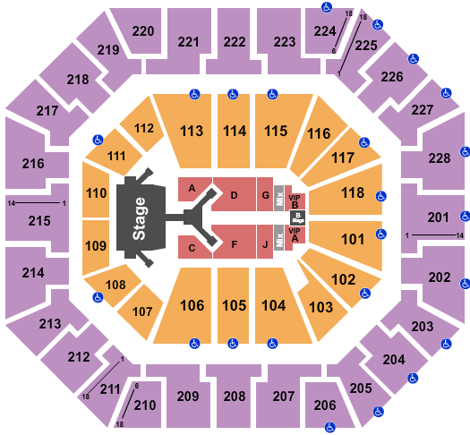 Colonial Life Arena Jonas Brothers Seating Chart
