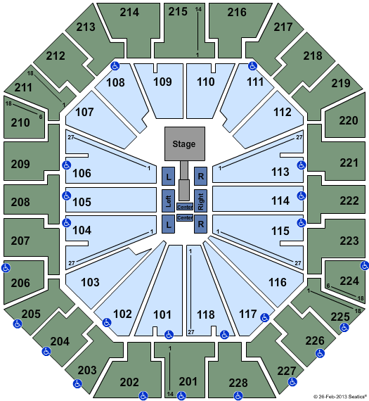 Colonial Life Arena Justin Bieber Seating Chart