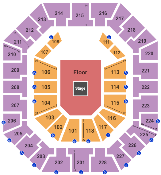 Colonial Life Arena Kanye West Seating Chart
