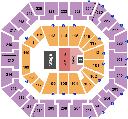 Colonial Life Arena Koe Wetzel Seating Chart