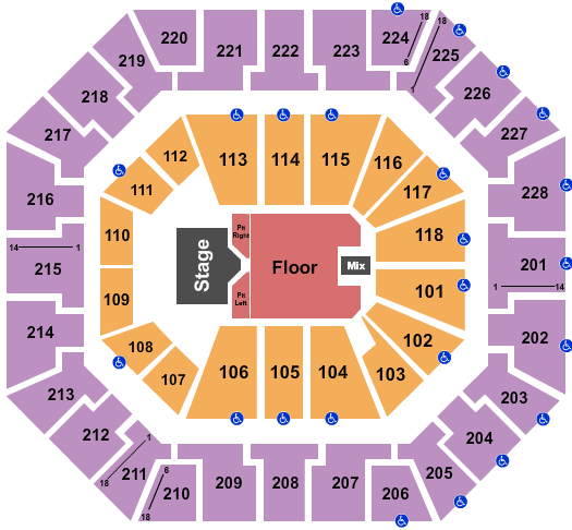 Colonial Life Arena Koe Wetzel Seating Chart