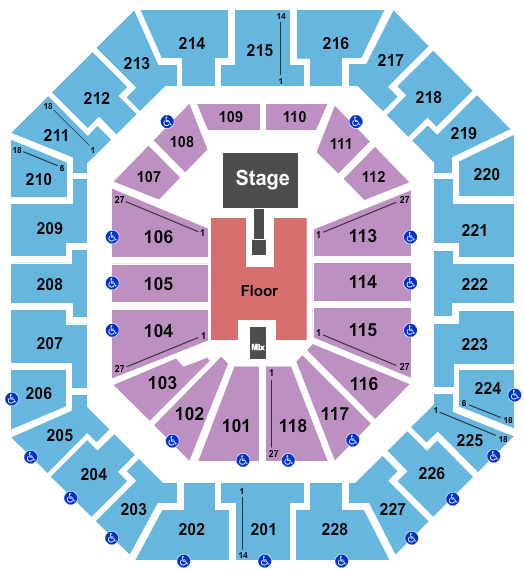 Colonial Life Arena Maxwell Seating Chart