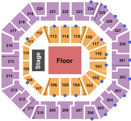 Family Arena Mercyme Seating Chart