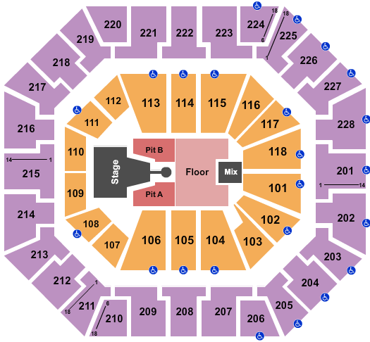 Colonial Life Arena Morgan Wallen Seating Chart