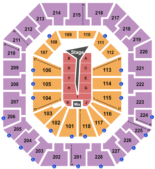 Colonial Life Arena The Weeknd Seating Chart