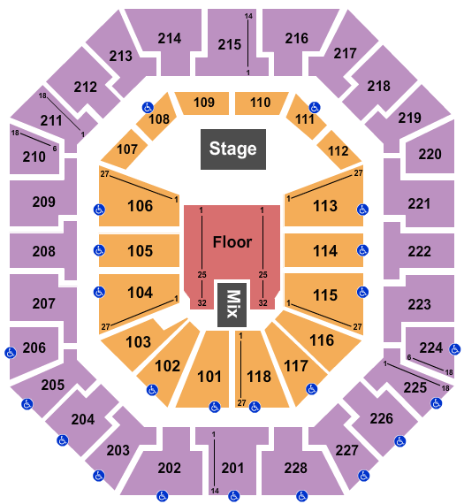 Colonial Life Arena Wild N' Out Seating Chart