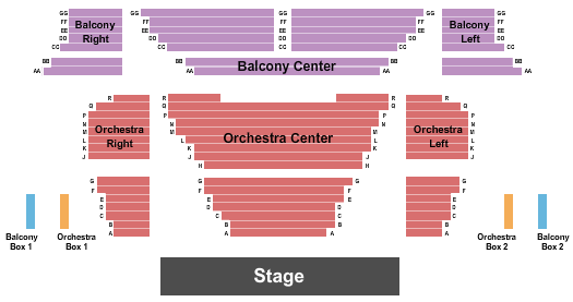 Colonial Theatre - Laconia Seating Chart