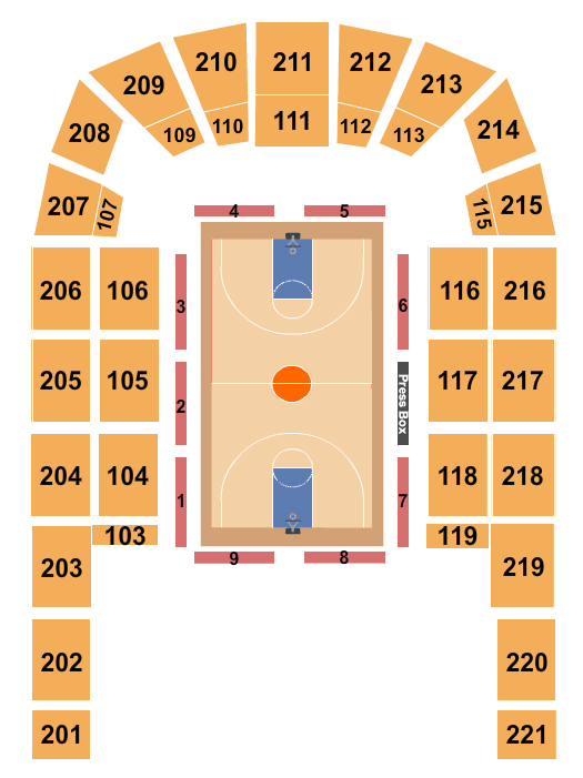 Colorado State Fair Basketball - Globetrotters Seating Chart