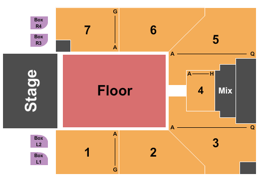 Columbus Athenaeum Endstage GA Floor 2 Seating Chart