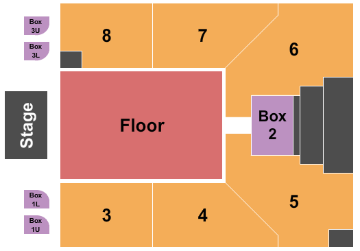 Columbus Athenaeum Endstage GA Floor Seating Chart