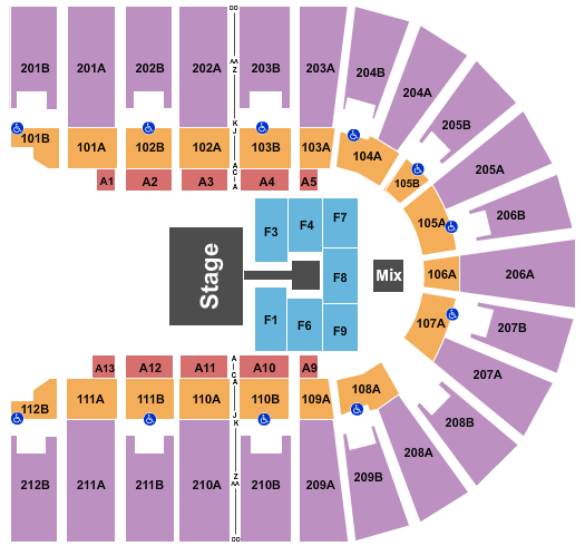 Columbus Civic Center Casting Crowns Seating Chart