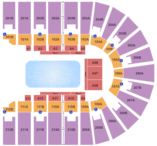 Columbus Civic Center Disney On Ice Seating Chart