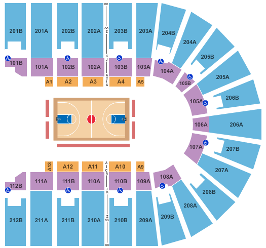 Columbus Civic Center Globetrotters Seating Chart