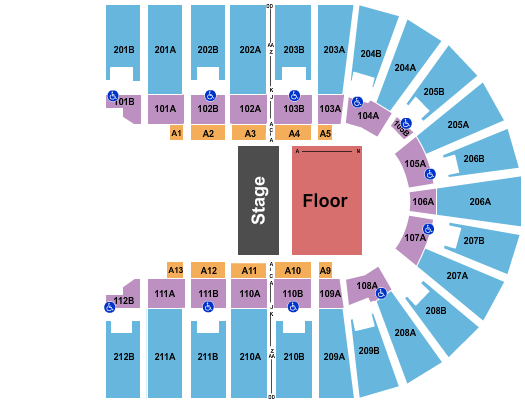 Columbus Civic Center Next Event Seating Chart