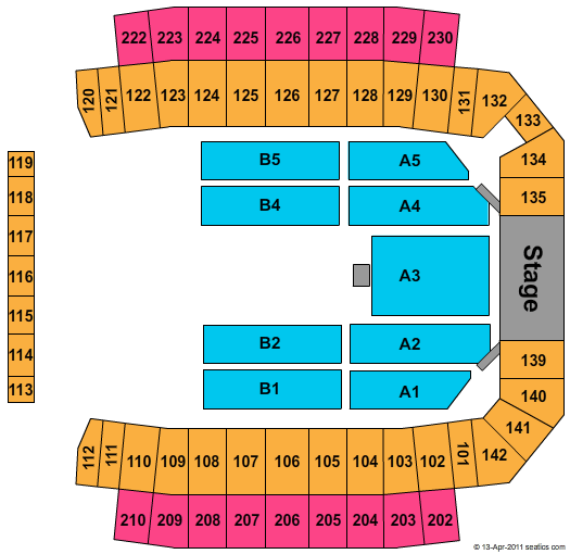 Historic Crew Stadium Journey Seating Chart