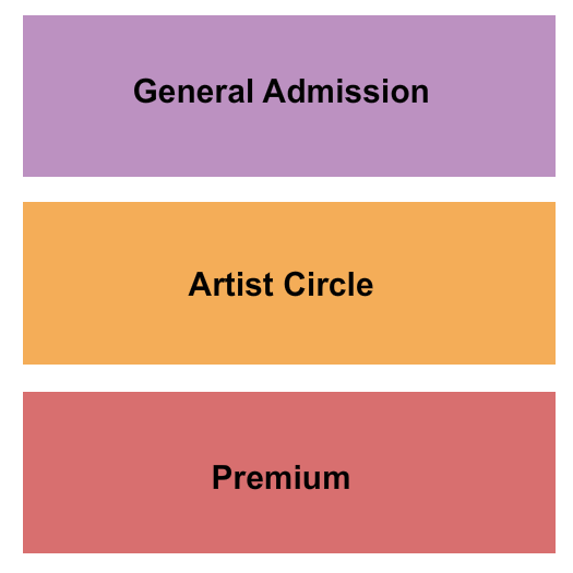 Combs Performing Arts Center Premium - Artist Circle - GA Seating Chart