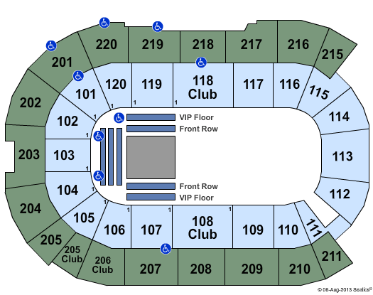 Angel of the Winds Arena Circus Seating Chart
